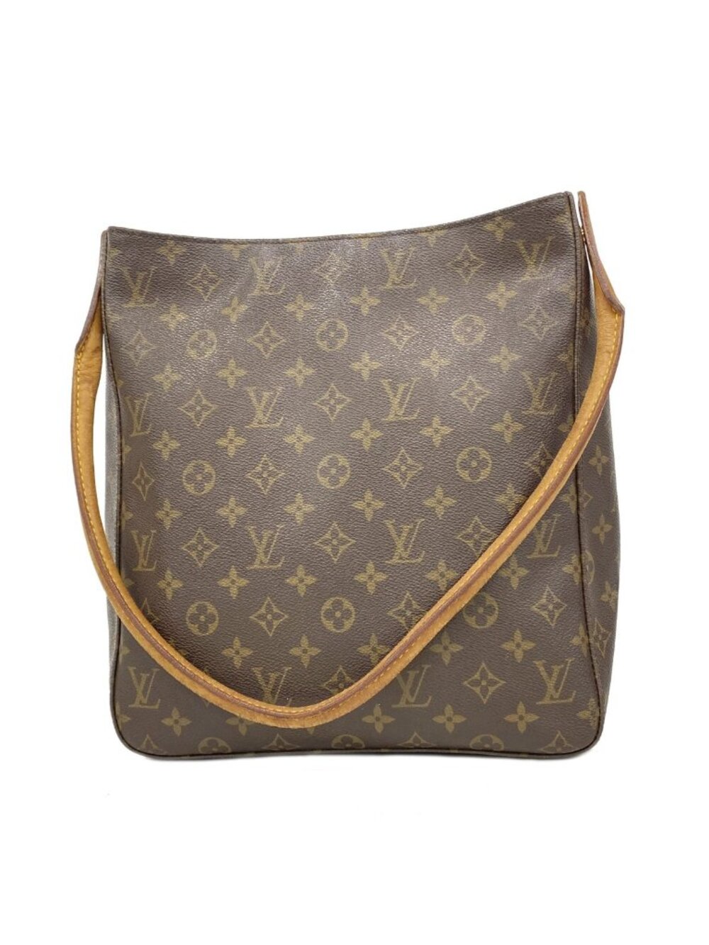 Louis Vuitton Shoulder Bag Monogram Looping GM Brown